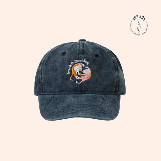 "Love Hurts, RonRon Heals" Embroidered Baseball Cap